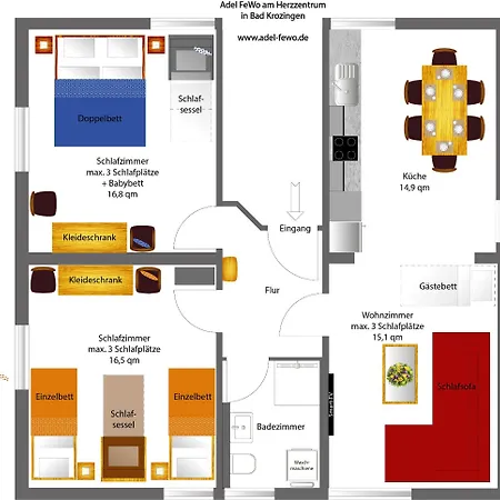 Appartement Adel Am Herzzentrum *
